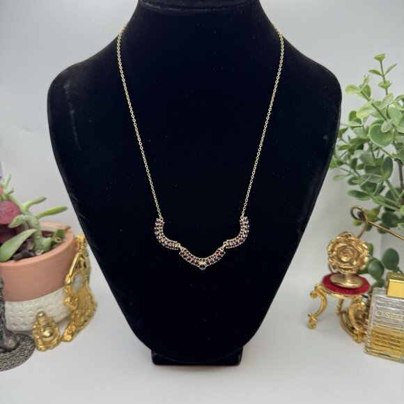 Stunning VTG Sterling Silver Garnet & Agate Set Necklace Earrings Ring Circa 50s - Picture 3 of 16